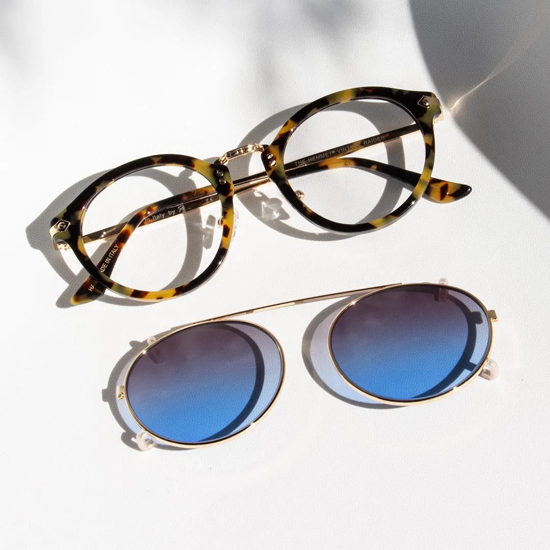 Hemmet Vintage Raider Deluxe Clip S2 clip-on Shark Blue