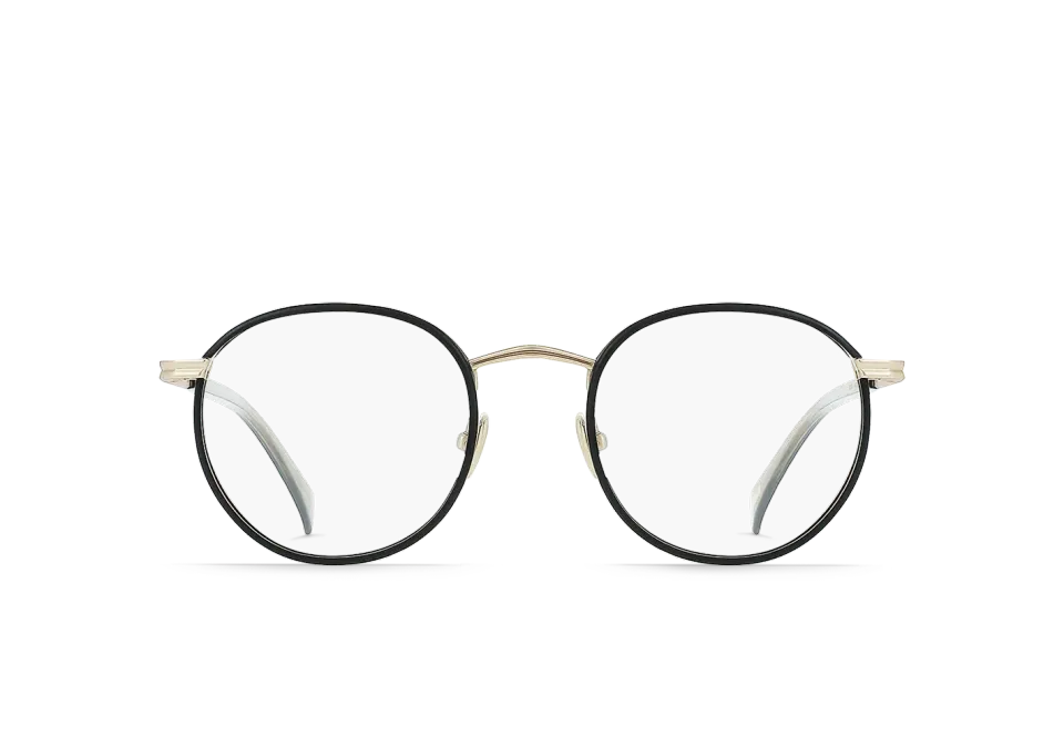 Raen Mason II montatura vista oro nero 49 titanio