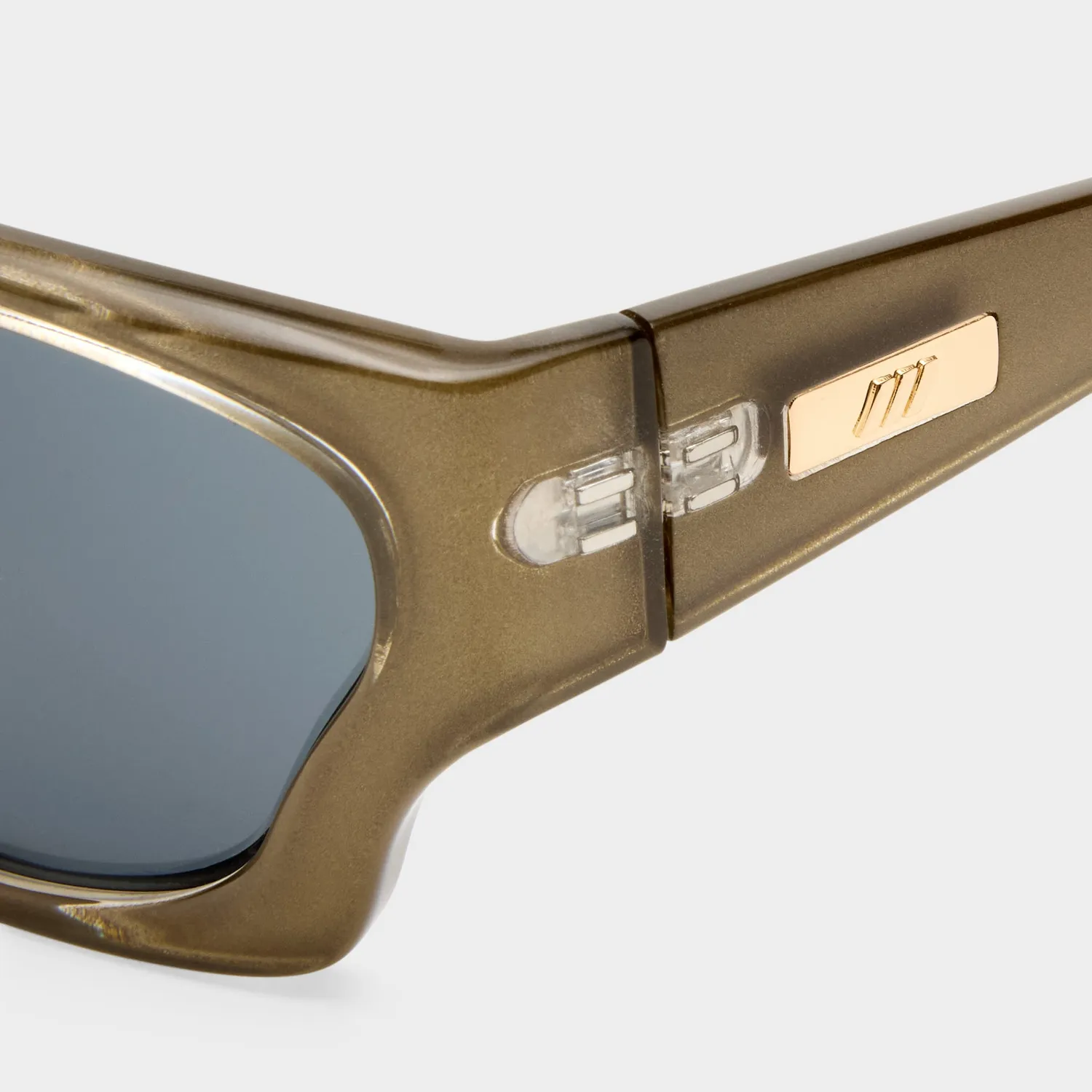 Le Specs Salacious occhiali da sole verde smoke grad