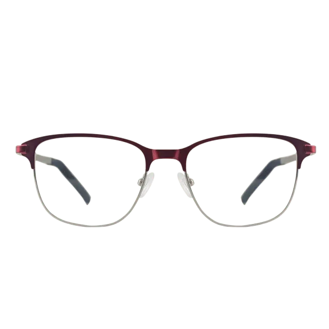 Bloovs Strato Matte Low Silver Red montatura vista