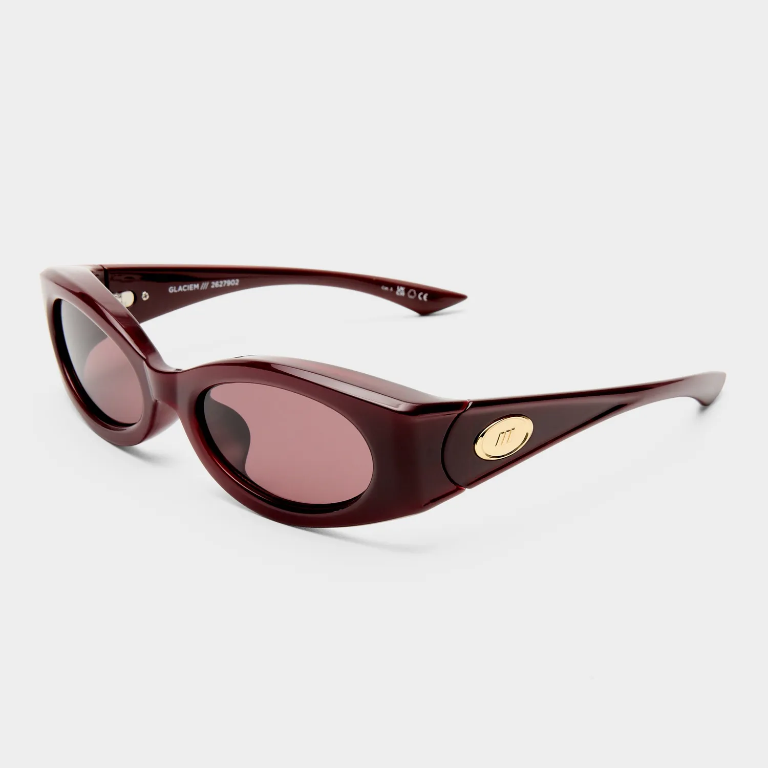 Le Specs Glaciem occhiale da sole borgogna lente marrone