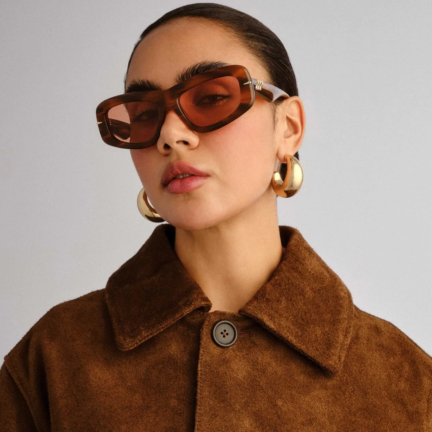 Le Specs Numero Ocho occhiali da sole teak shield