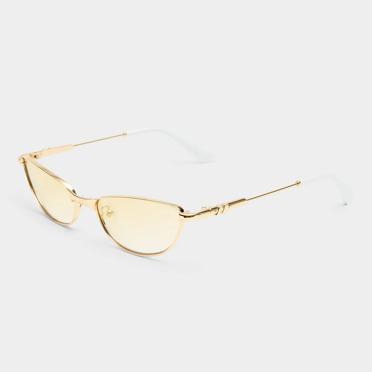 Le Specs Thorned occhiali da sole oro tan sfumato cat-eye