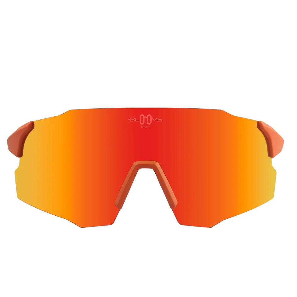 Bloovs Stelvio occhiale da sole arancione rosso UV400