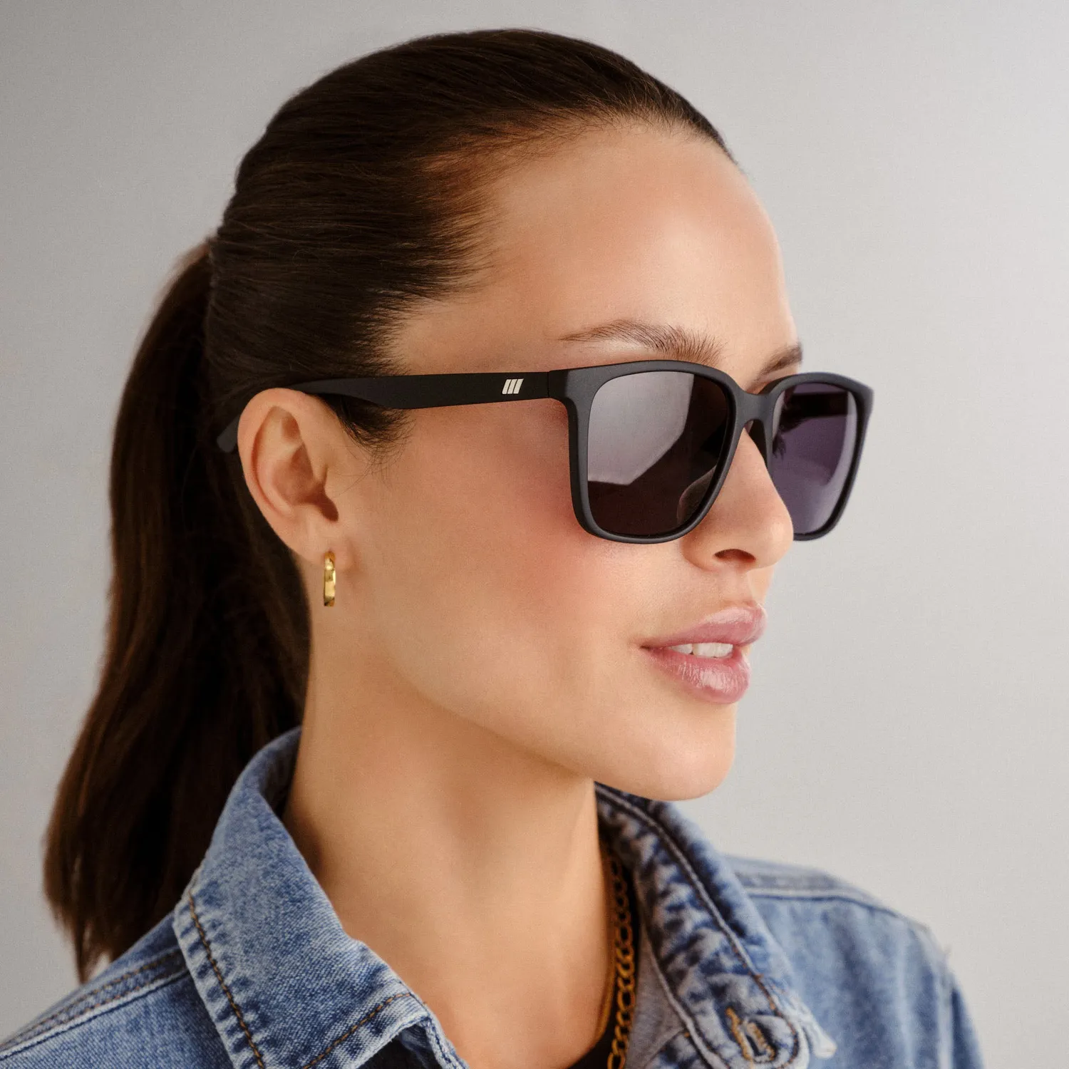 Le Specs Fair Game occhiale da sole matte black smoke