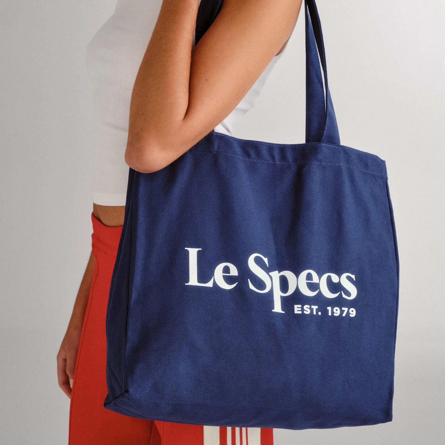 Le Specs Canvas Tote borsa tote navy