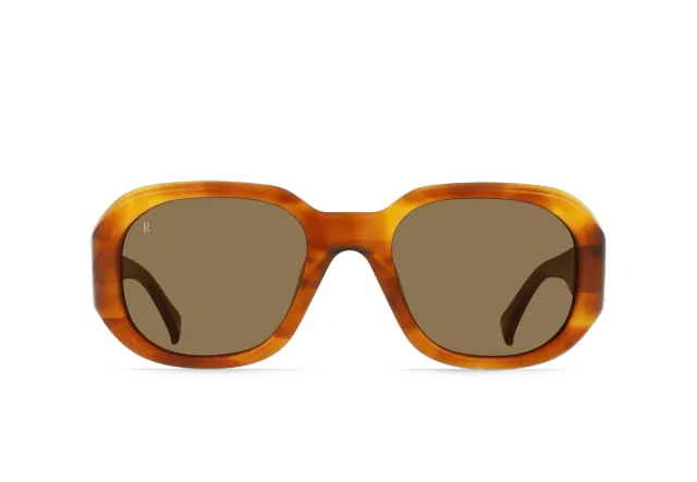Raen Zouk Santa Fe Tortoise Aria occhiali da sole 53 oversize