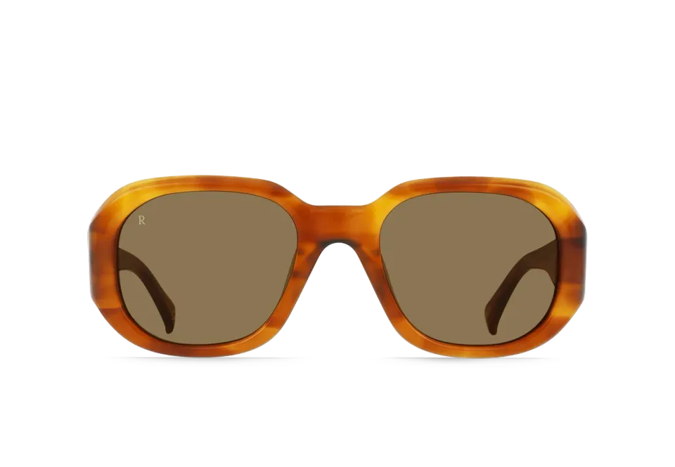 Raen Zouk Santa Fe Tortoise Aria occhiali da sole 53 oversize