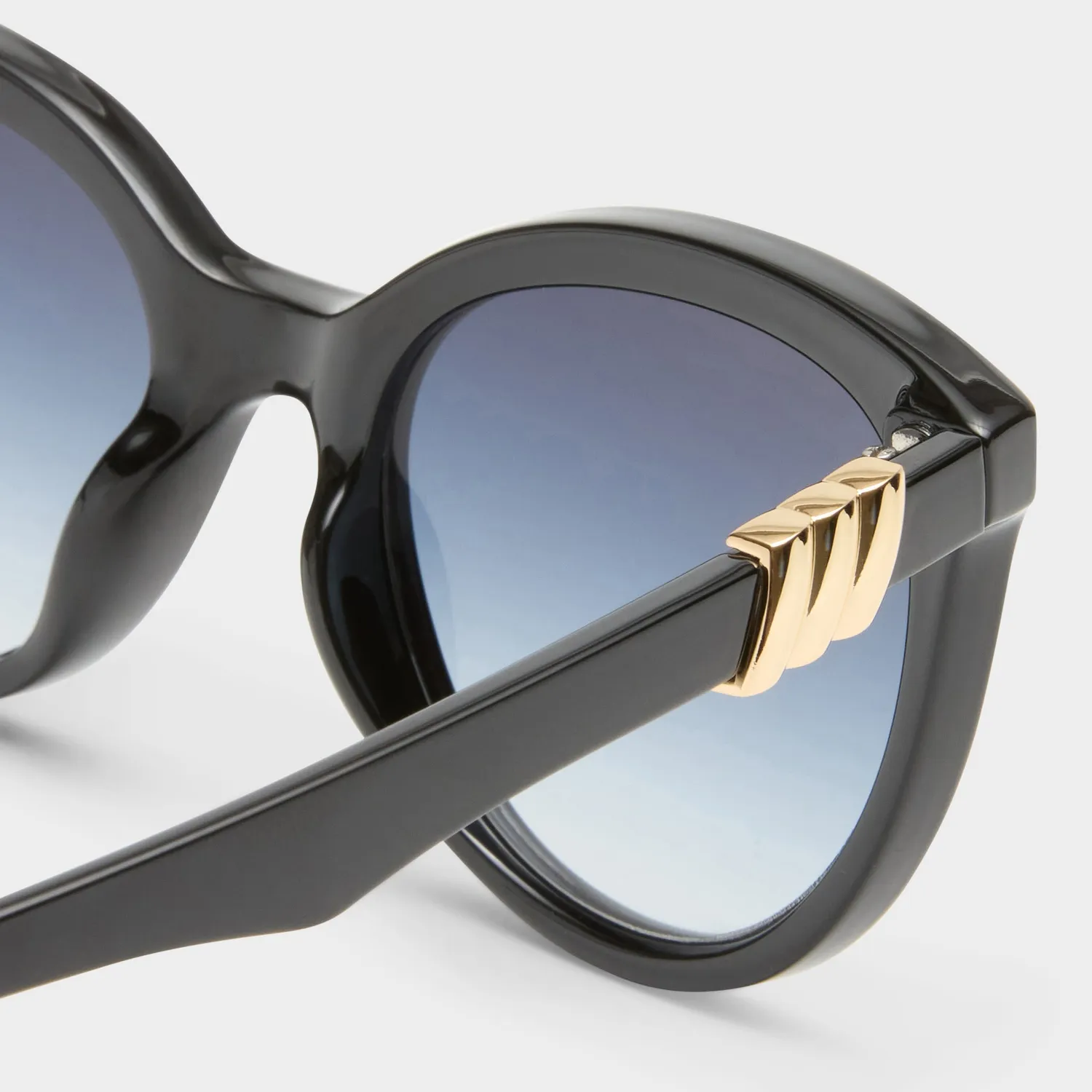 Le Specs The Muse occhiali da sole nero rotondi
