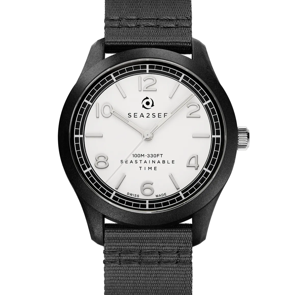 SEA2SEE Bali 04 orologio cinturino nero 37 mm