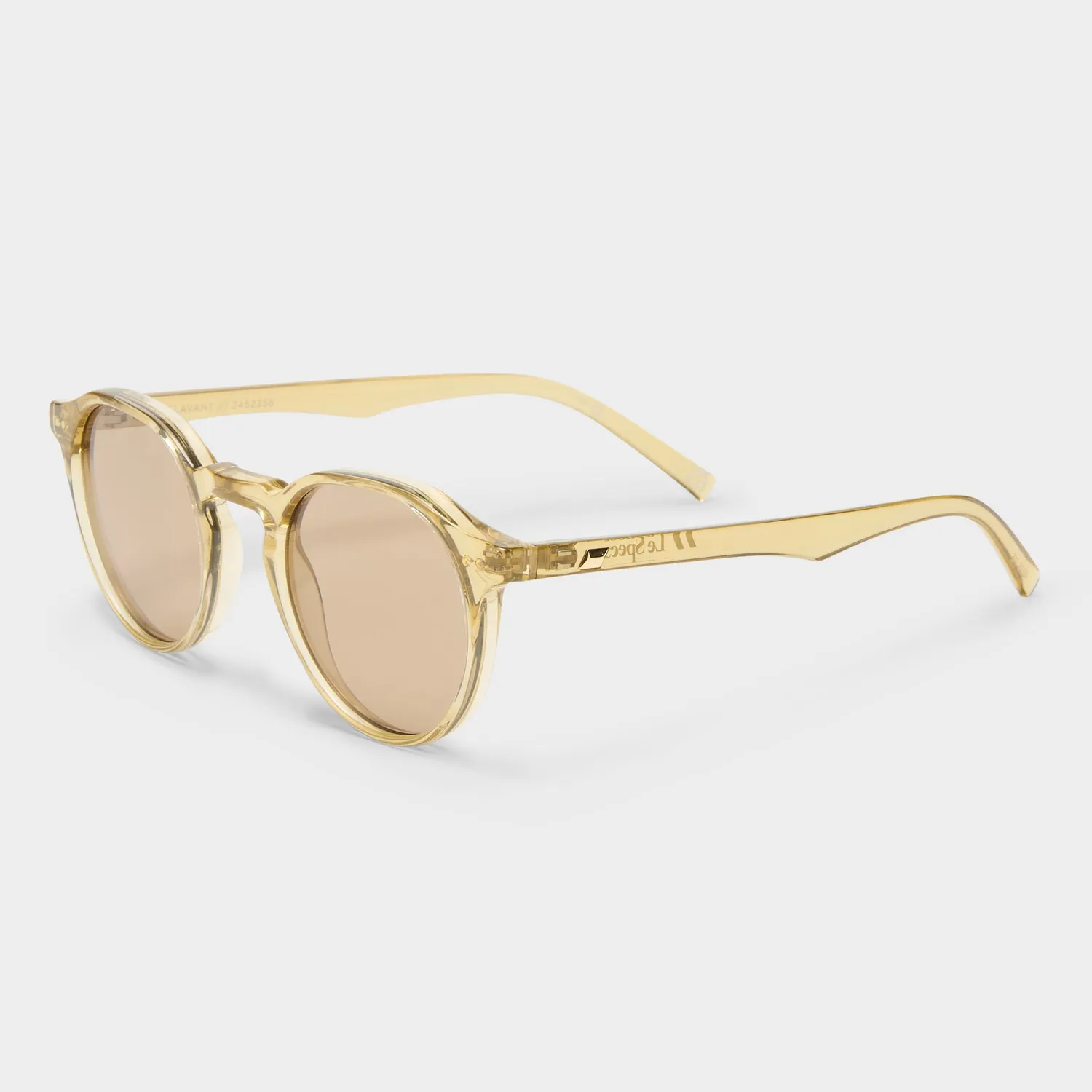 Le Specs Galavant occhiale da sole whiskey mocha tondo