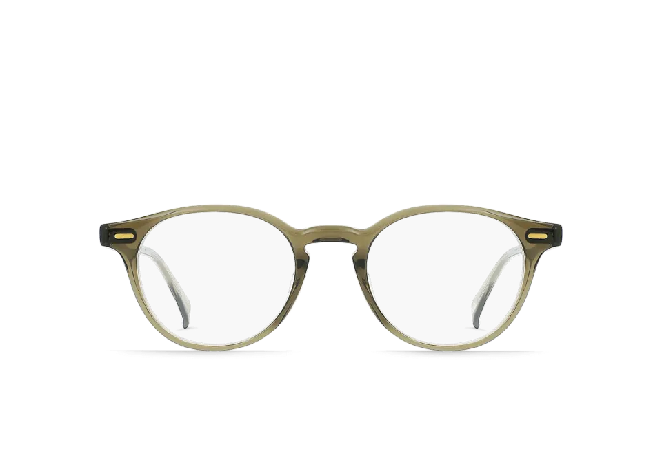 Raen Leo Carillo II montatura vista Khaki Crystal 47 tonda