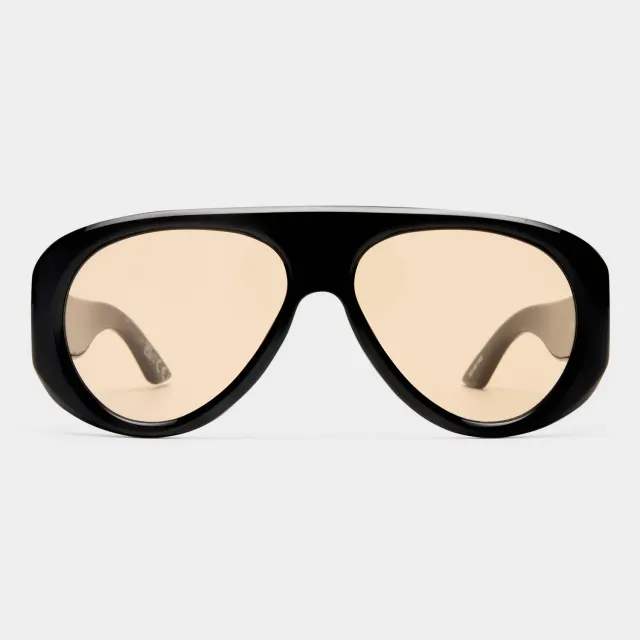 Le Specs Dream Boat occhiali da sole aviatore nero tan