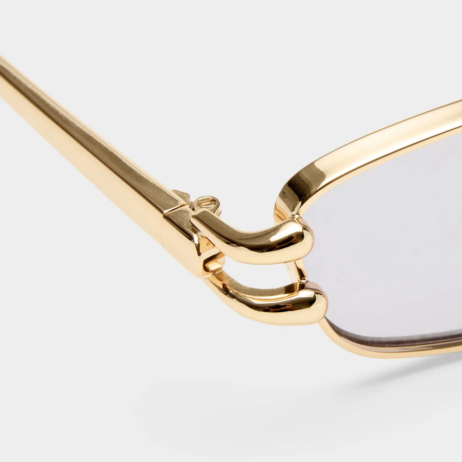 Le Specs Numero Cinco occhiale da sole oro lente grigia
