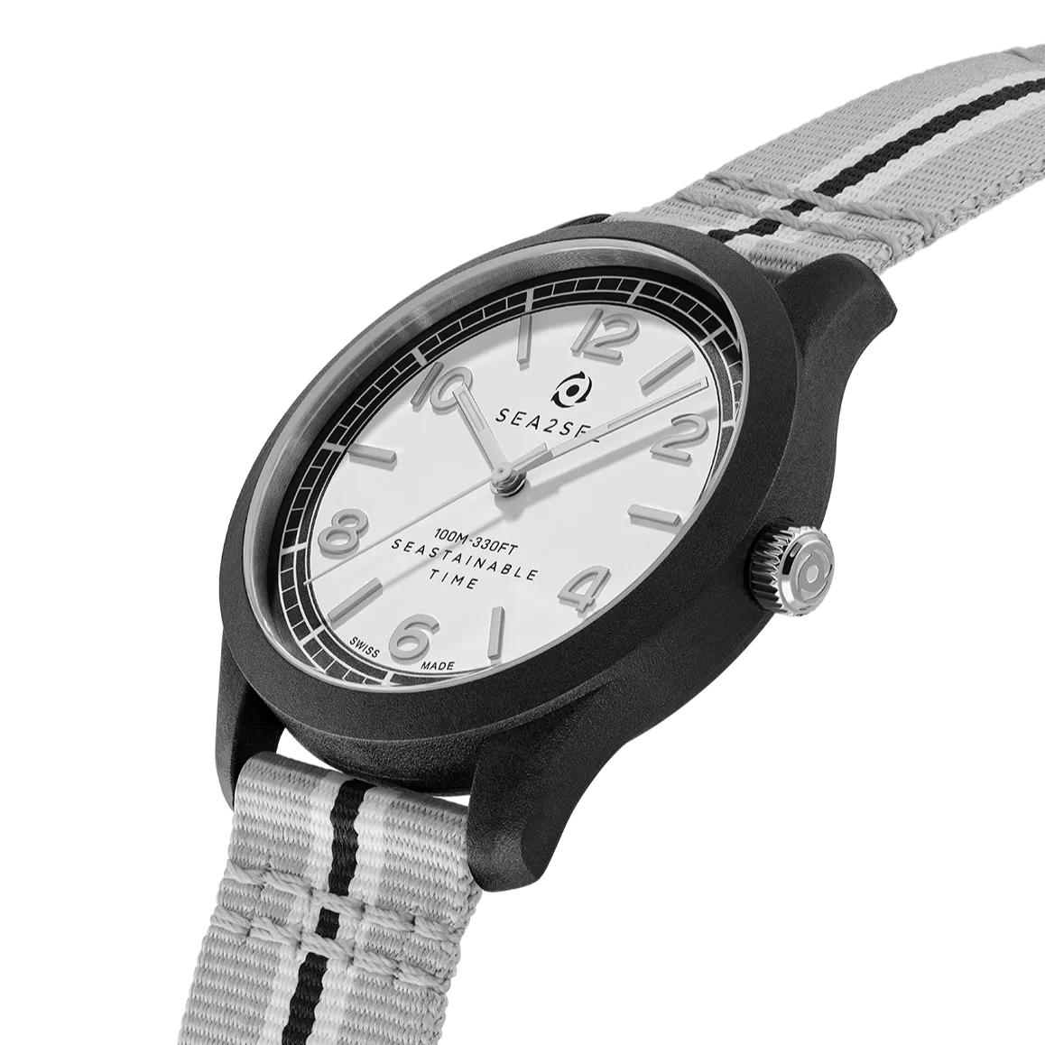 SEA2SEE Bali 04 orologio cinturino nero 37 mm
