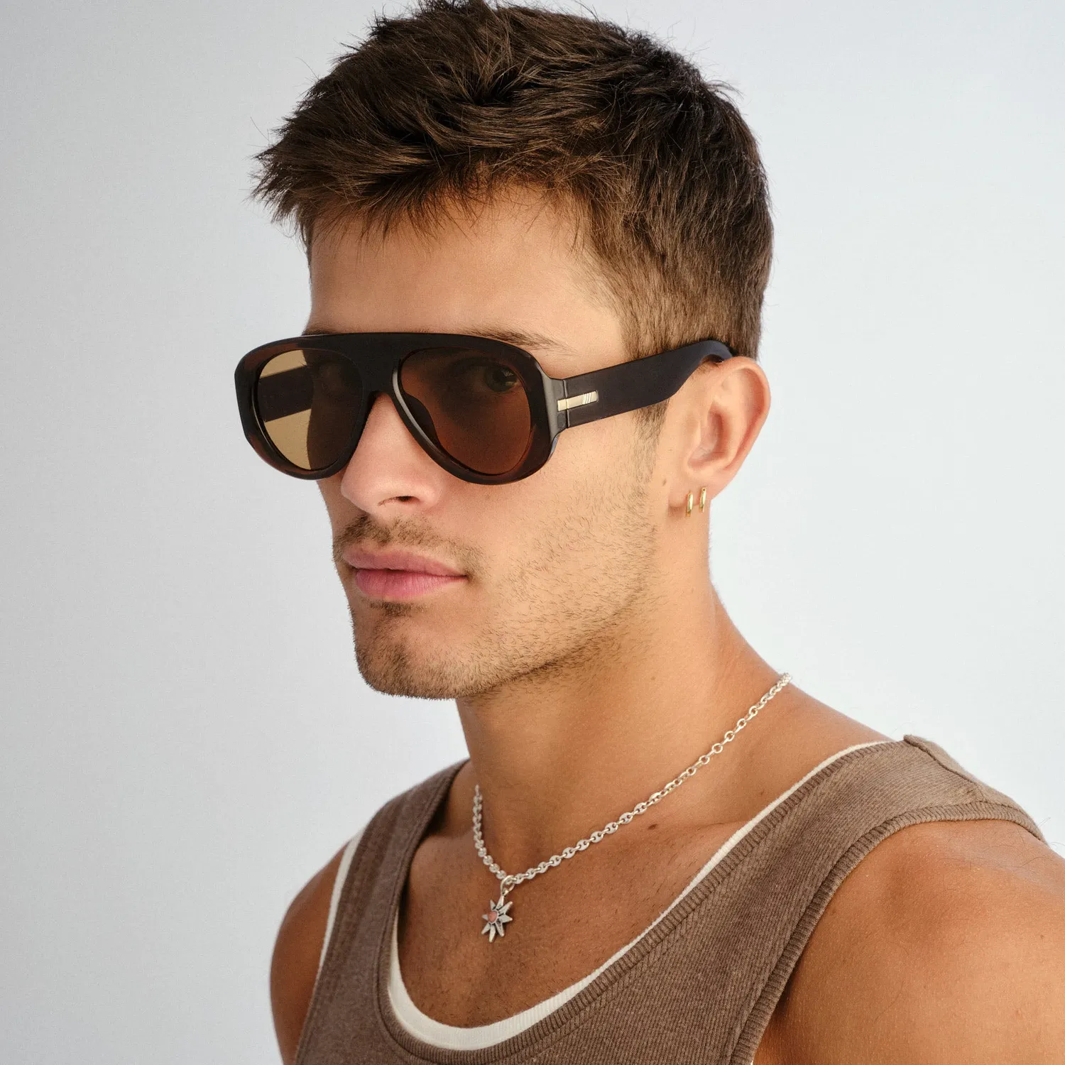 Le Specs Dream Boat occhiale da sole cocoa aviatore