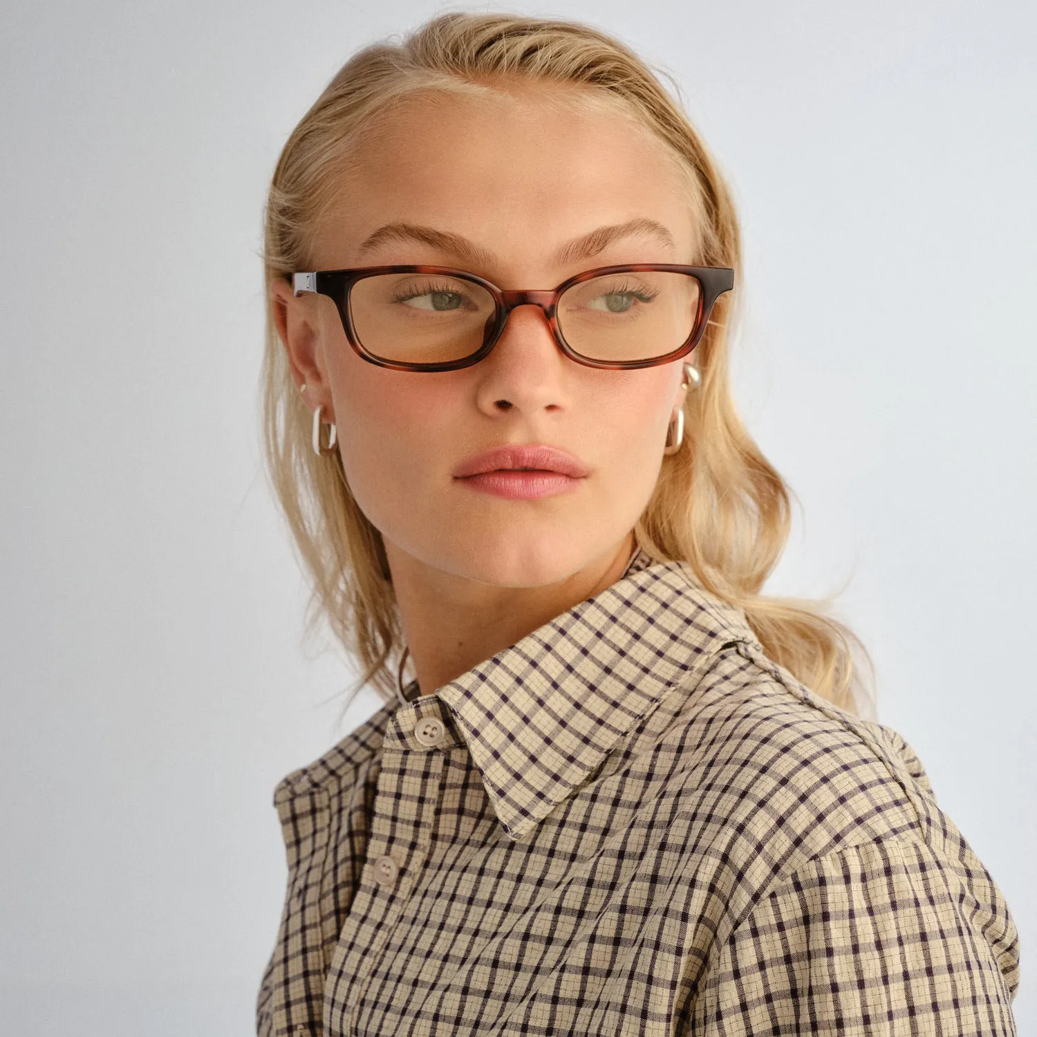 Le Specs Echelon occhiale da sole toffee tort rettangolare