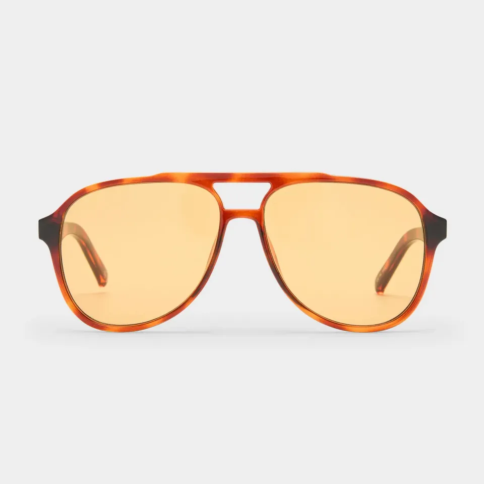 Le Specs Tragic Magic occhiale da sole tartarugato aviatore
