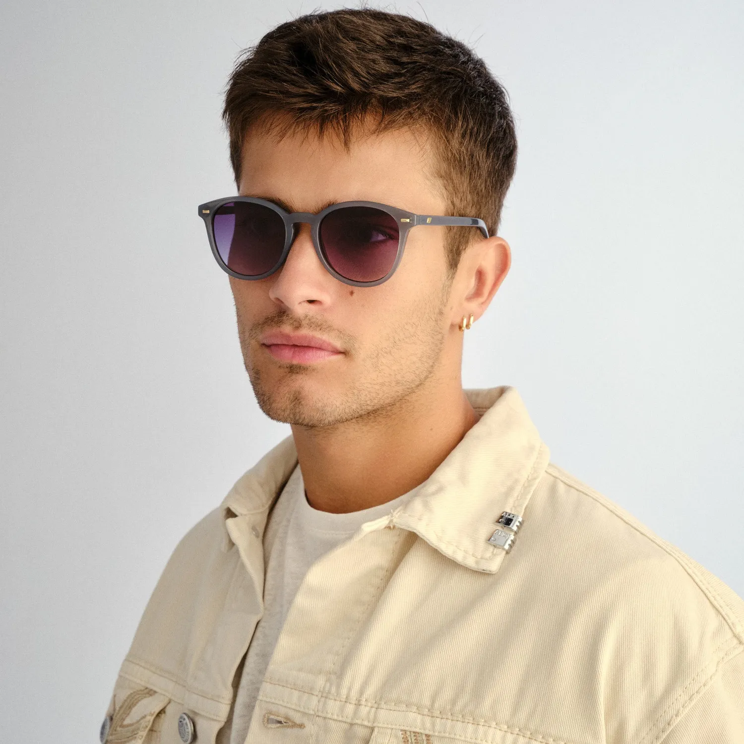Le Specs Bandwagon occhiale da sole grigio sfumato