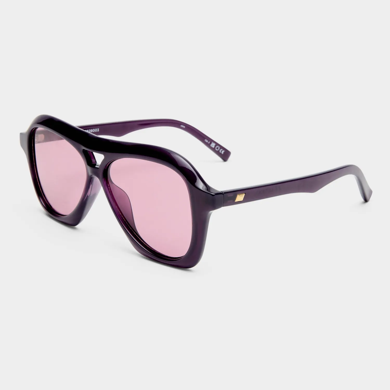 Le Specs Drizzle occhiali da sole prugna aviatore