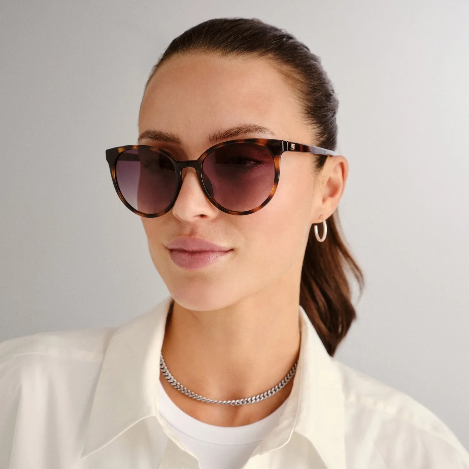 Le Specs Armada occhiale da sole tort khaki cat-eye