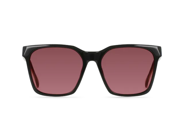 Raen Naev occhiale da sole Recycled Black Scarlet 57