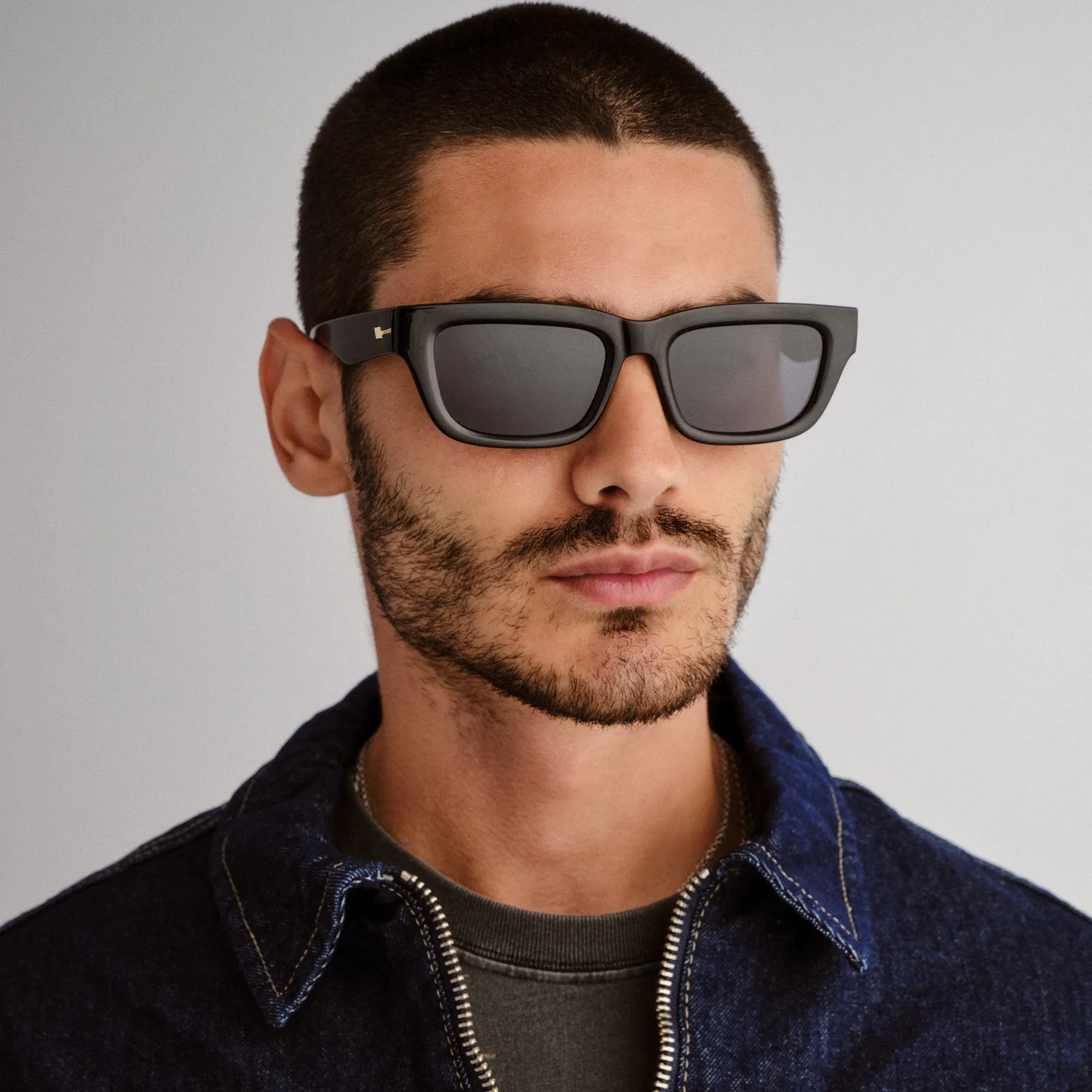 Le Specs Le Castle occhiale da sole nero polarizzato