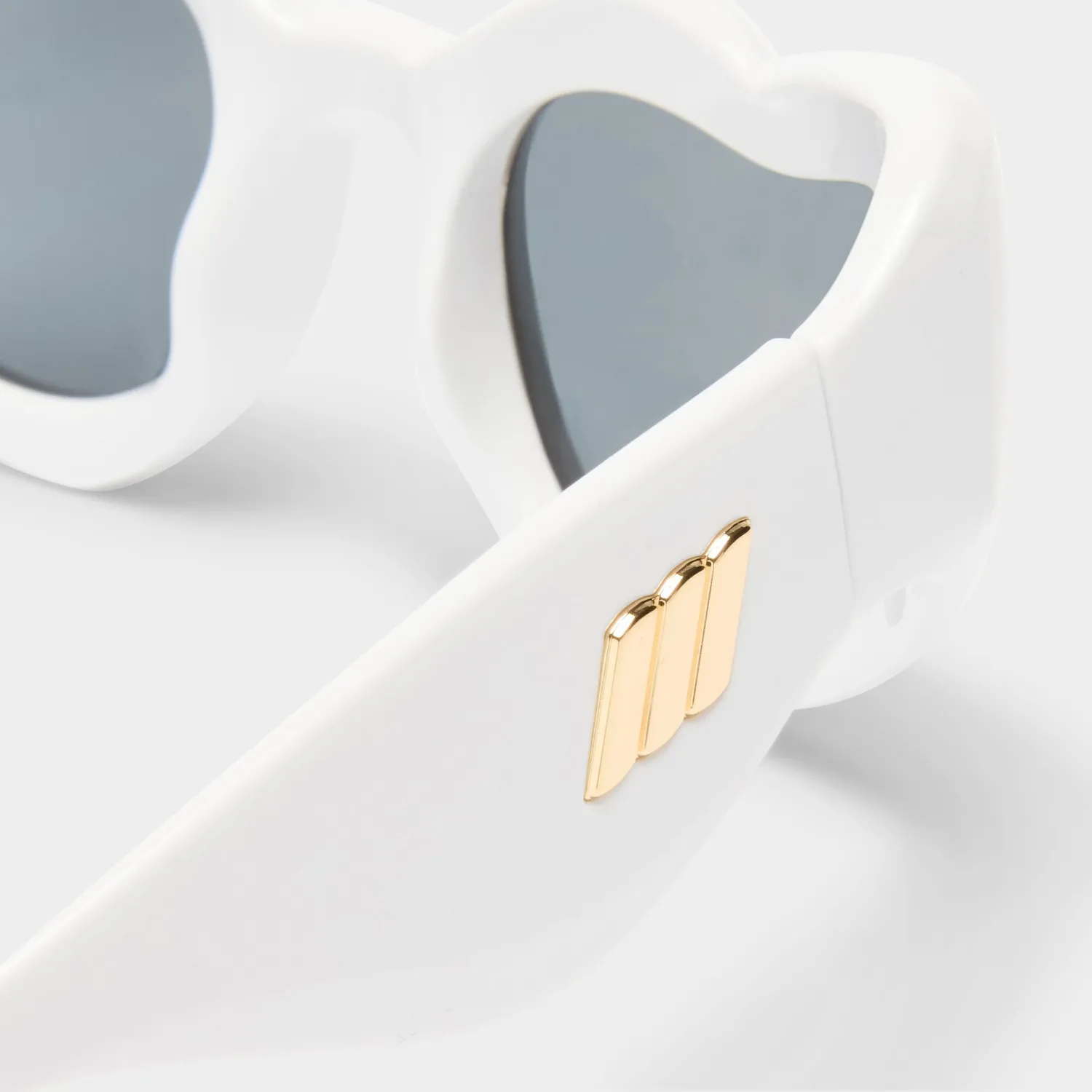 Le Specs Fast Love occhiale da sole bianco avvolgente