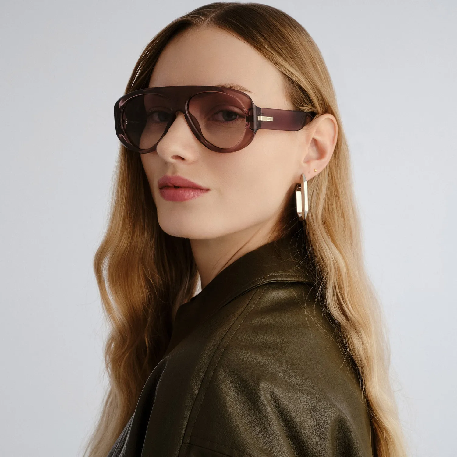 Le Specs Dream Boat occhiali da sole smokey violet verdi