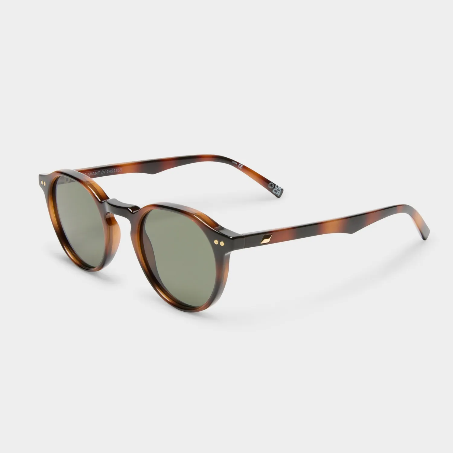 Le Specs Galavant occhiale da sole tartarugato rotondo