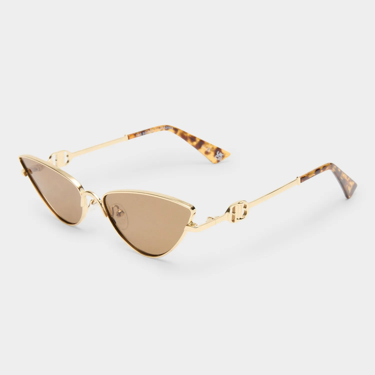 Le Specs The Soiree occhiale da sole oro lente marrone