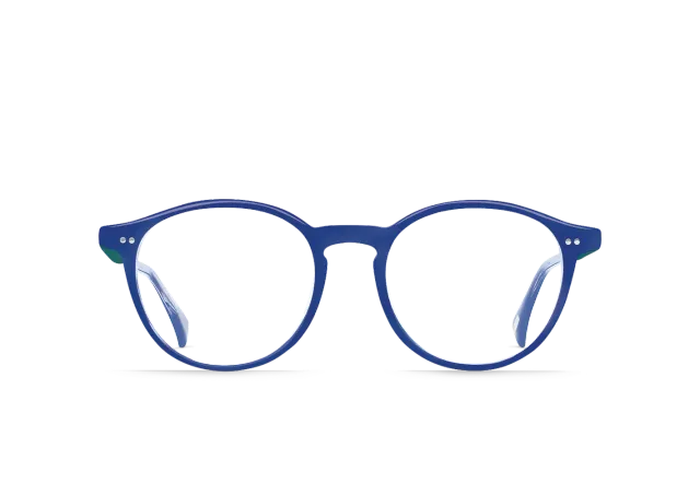 Raen Nevill 50 montatura da vista ovale blu leggera