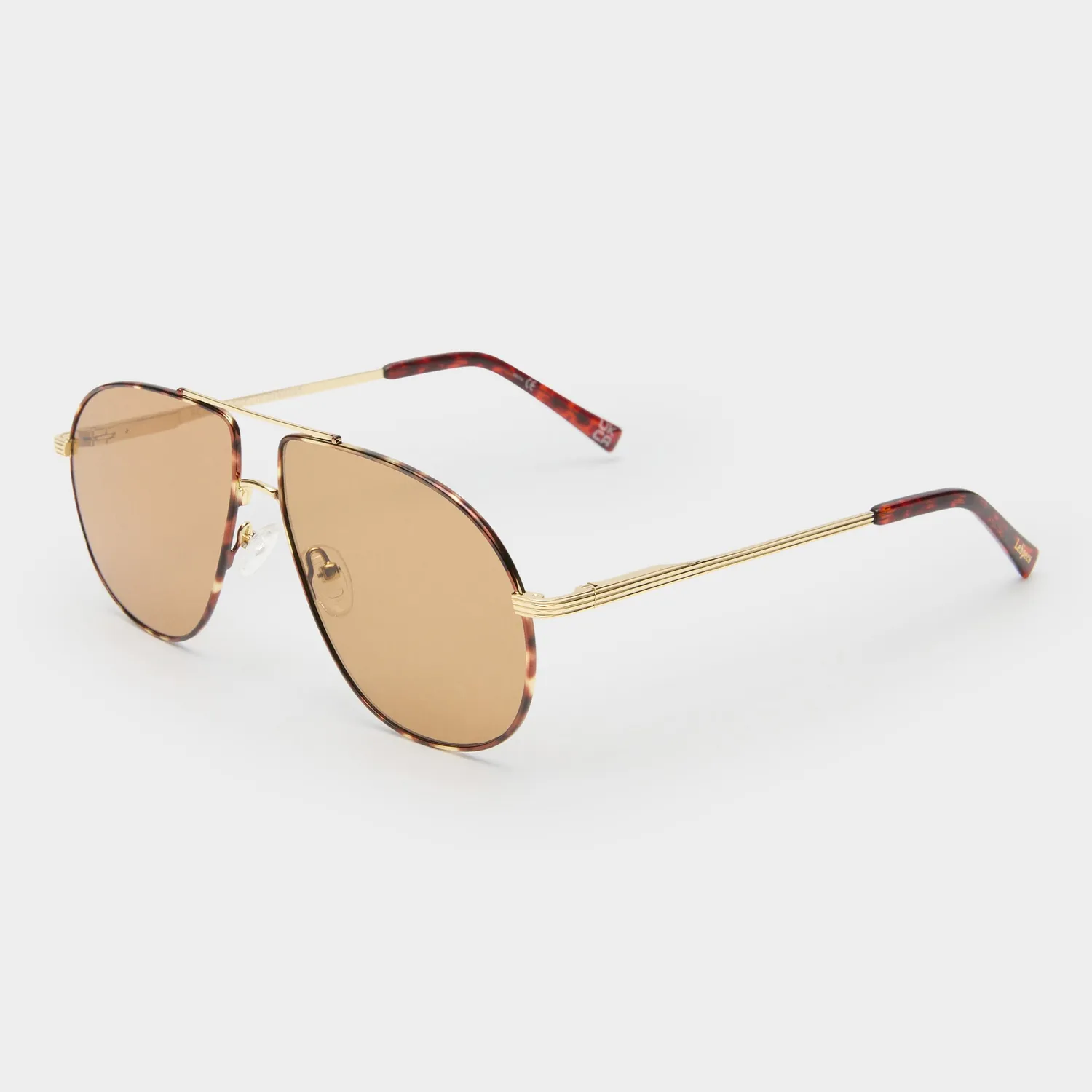Le Specs Schmaltzy occhiali da sole oro aviatore