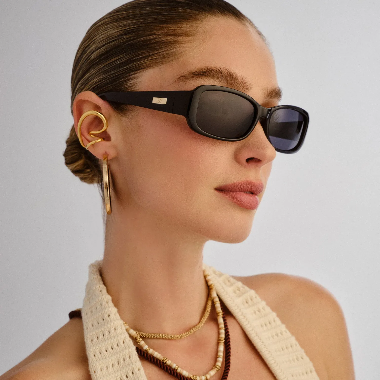 Le Specs Gigglemug occhiale da sole nero polarizzato