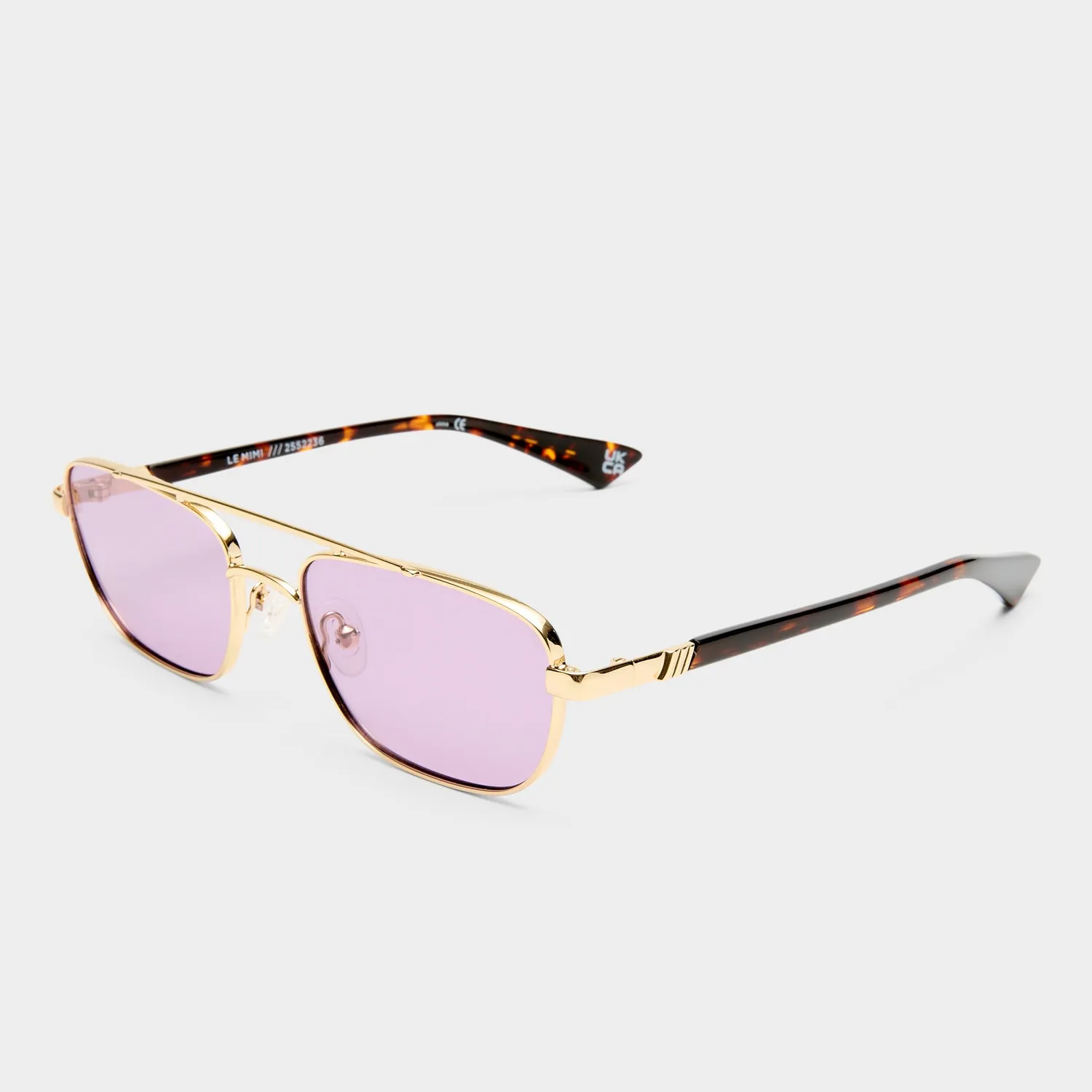 Le Specs Le Mimi occhiale da sole oro violet mono