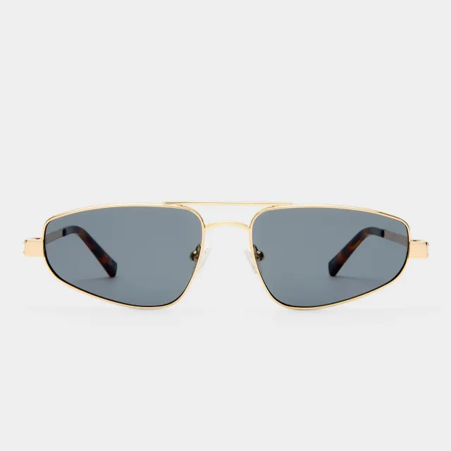 Le Specs Treasure occhiale da sole oro smoke mono