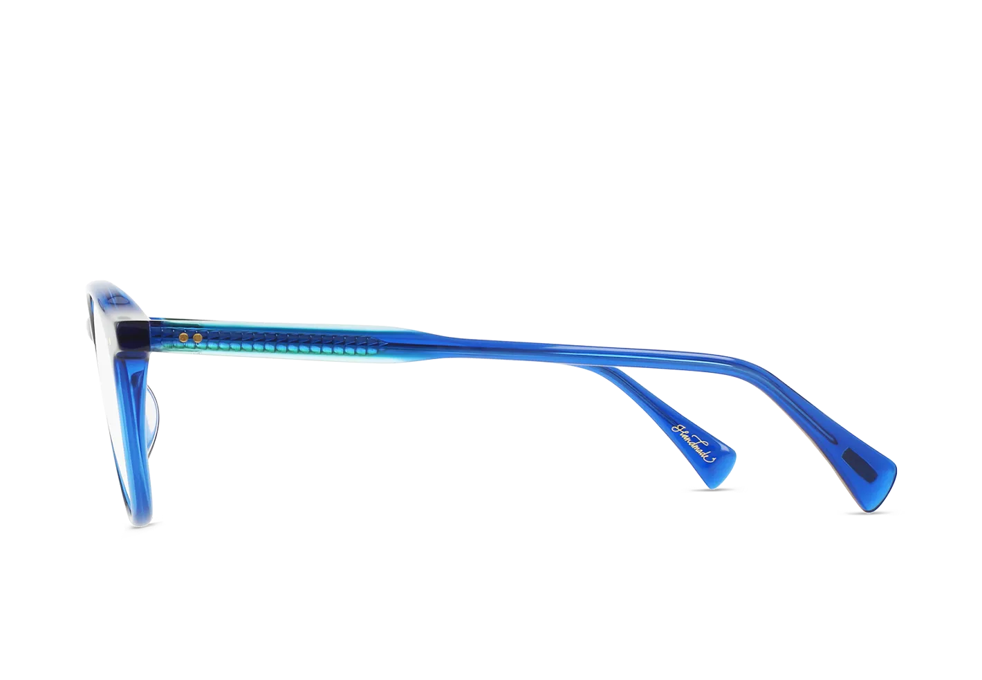 Raen Nevill 50 montatura da vista ovale blu leggera