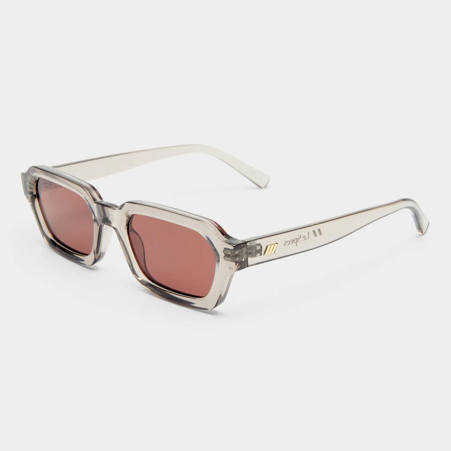 Le Specs Tension occhiali da sole grigi rettangolari