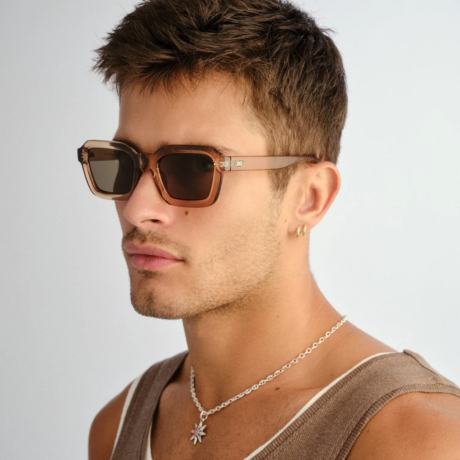 Le Specs Impossible occhiali da sole whiskey verde