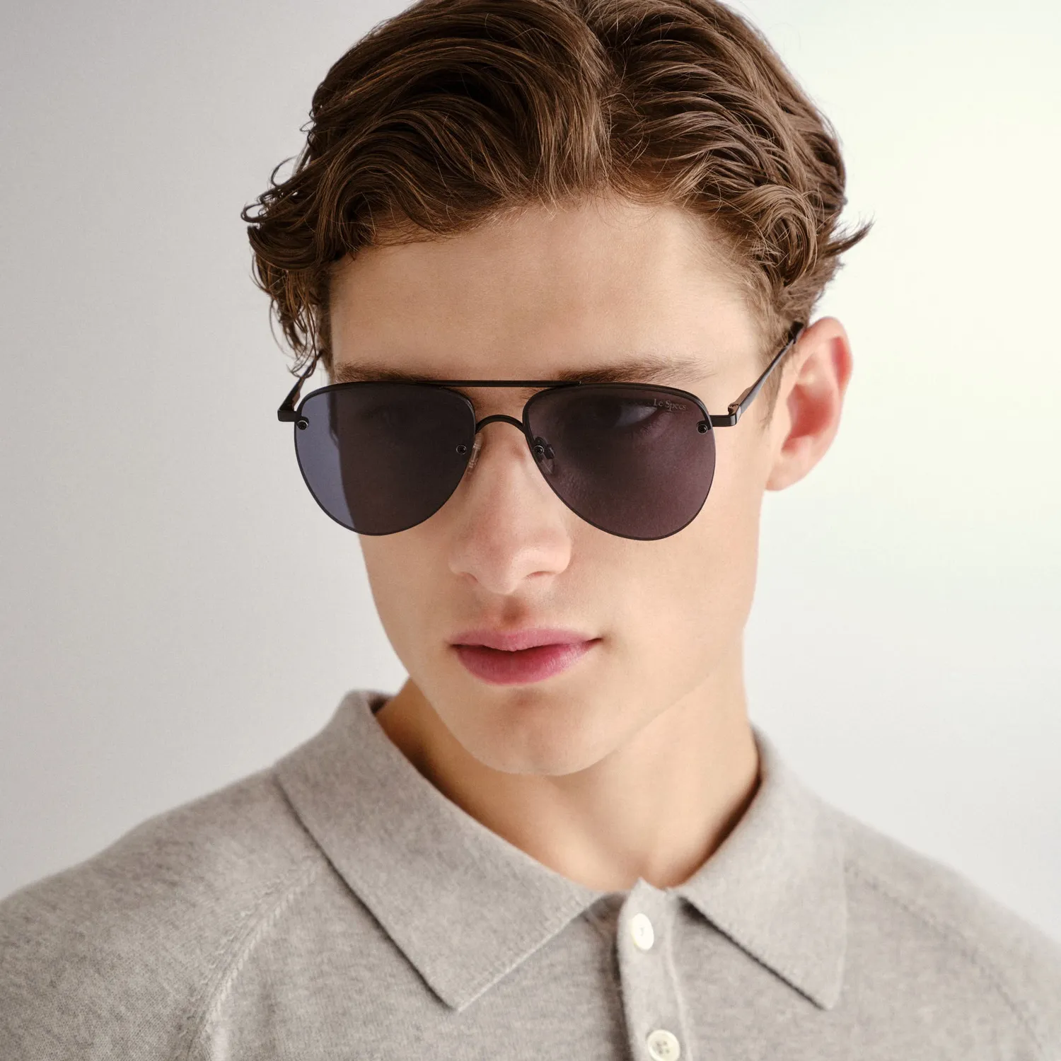 Le Specs The Prince occhiale da sole nero opaco aviatore