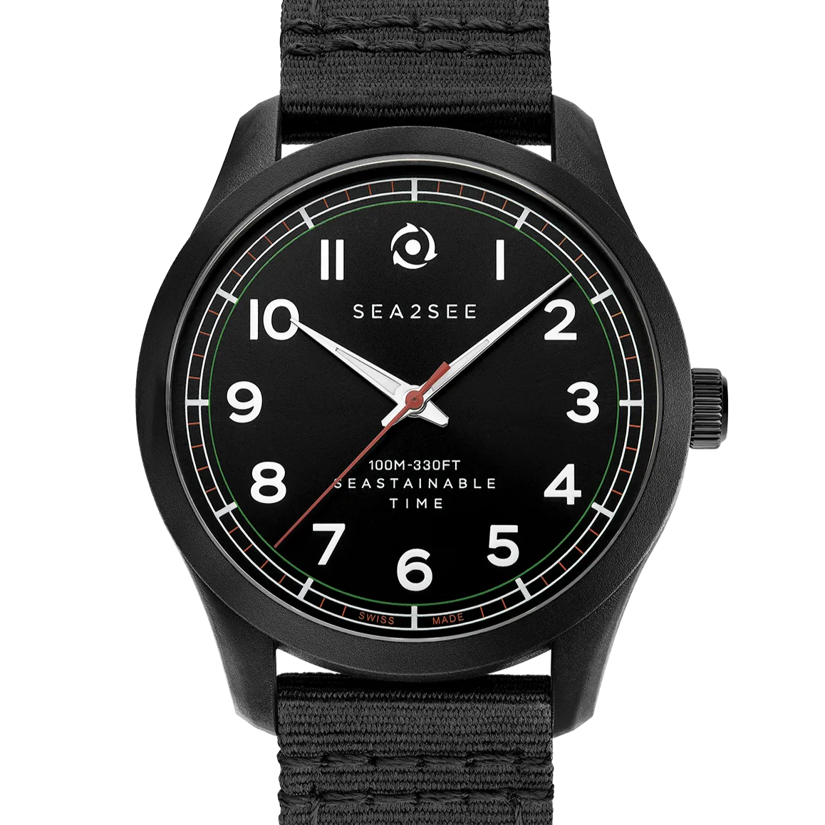 Sea2See Montecarlo 01 orologio nero 41 mm