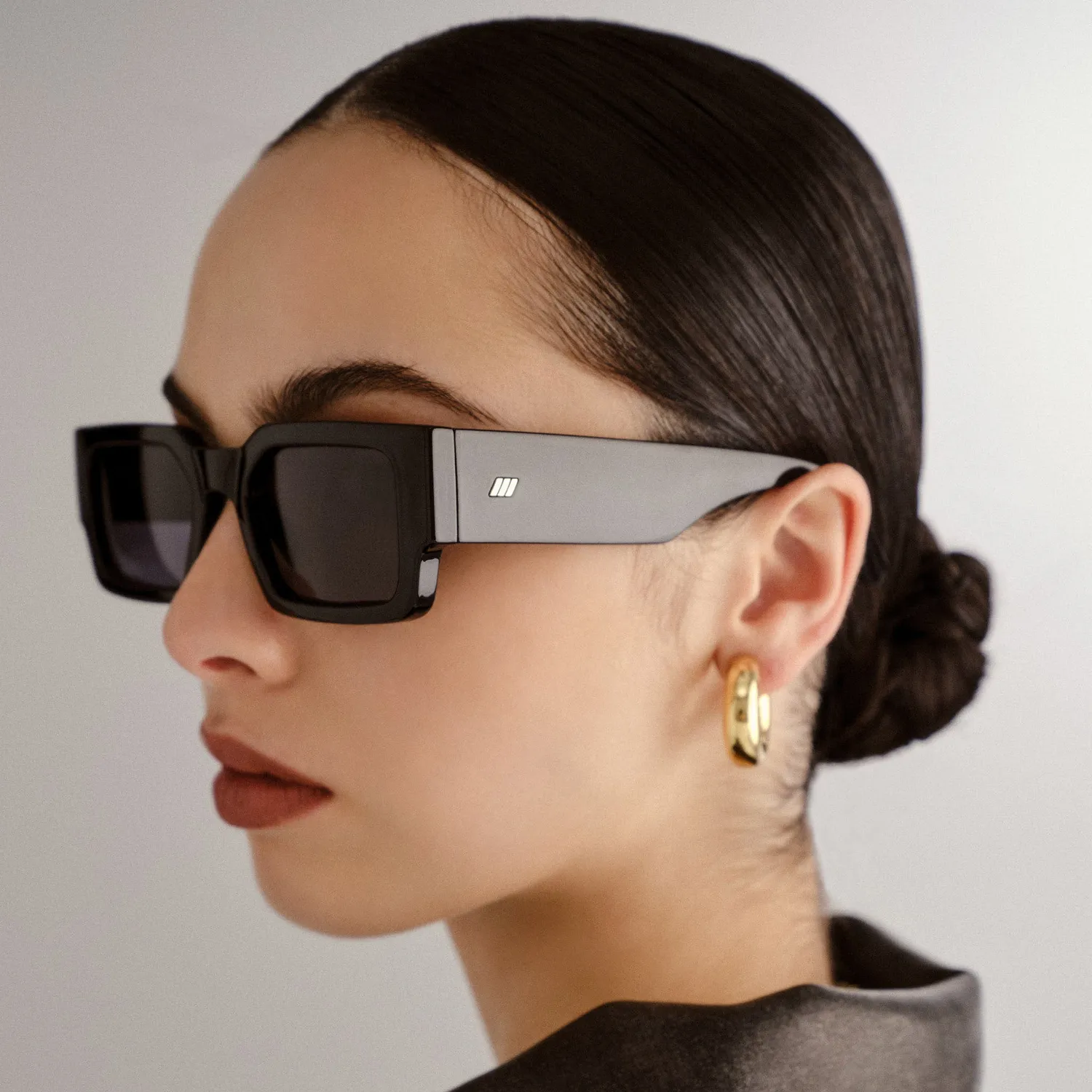 Le Specs Contemplation occhiali da sole nero polarizzati