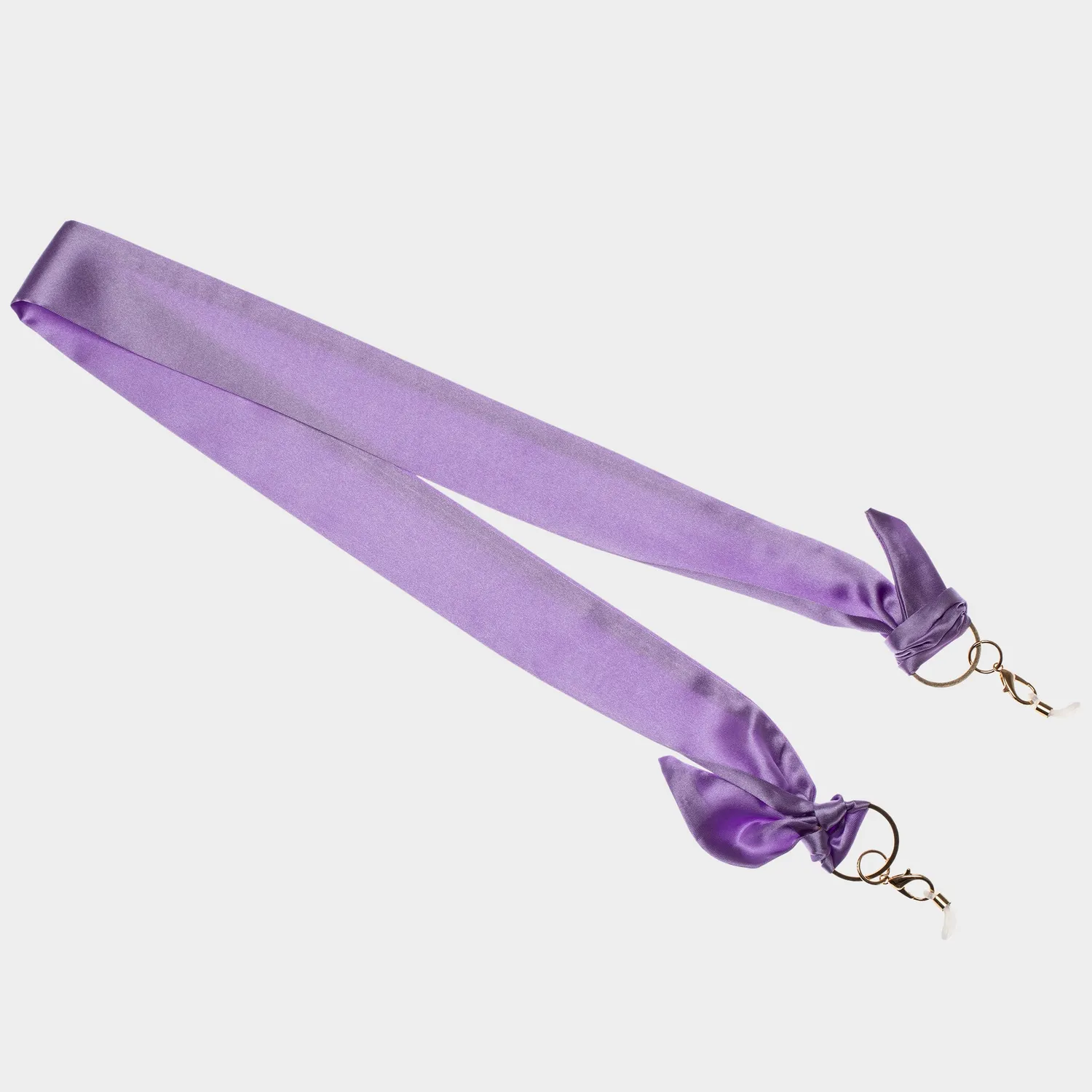 Le Specs Y2K Scarf Chain foulard lilla raso