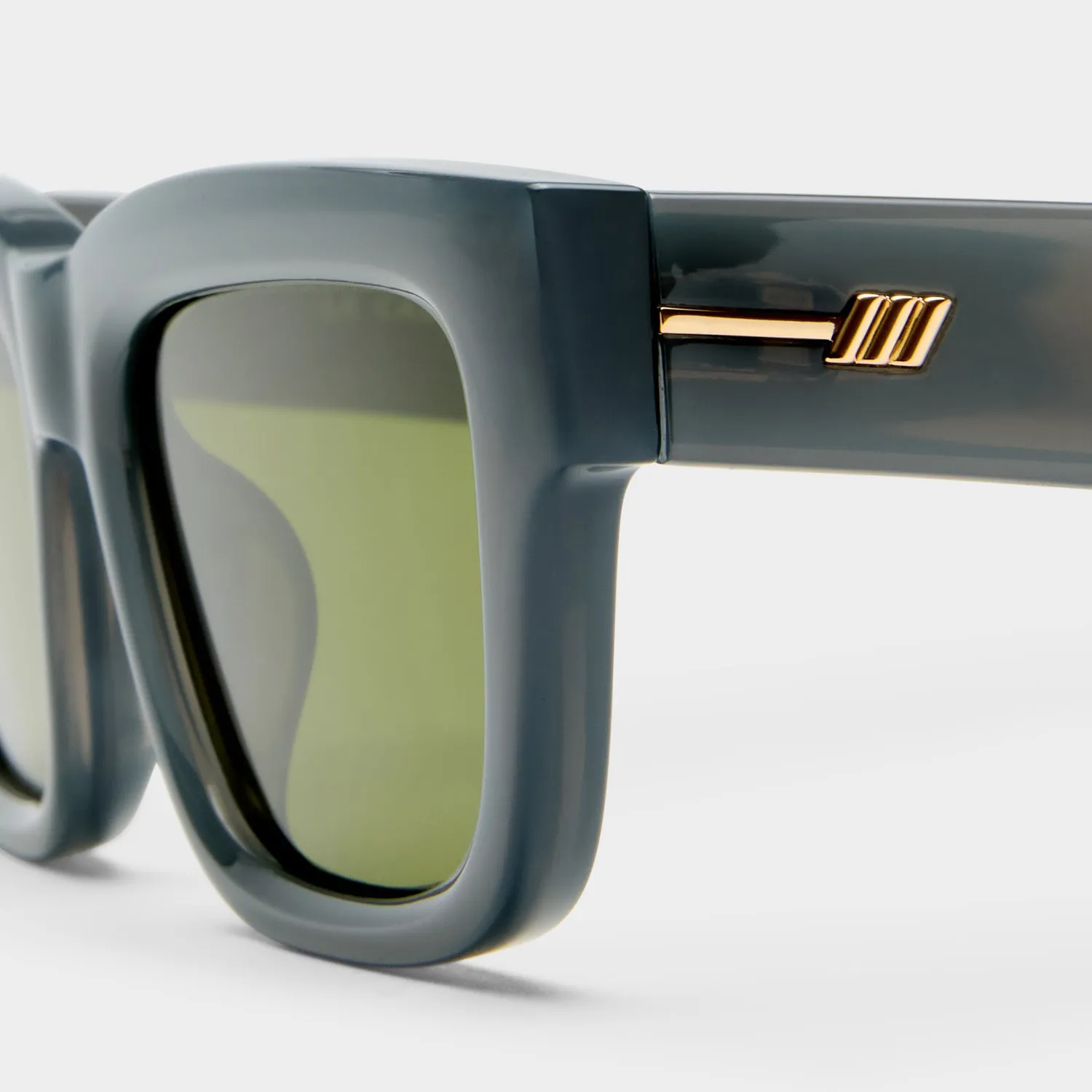 Le Specs Le Castle occhiale da sole shadow verde