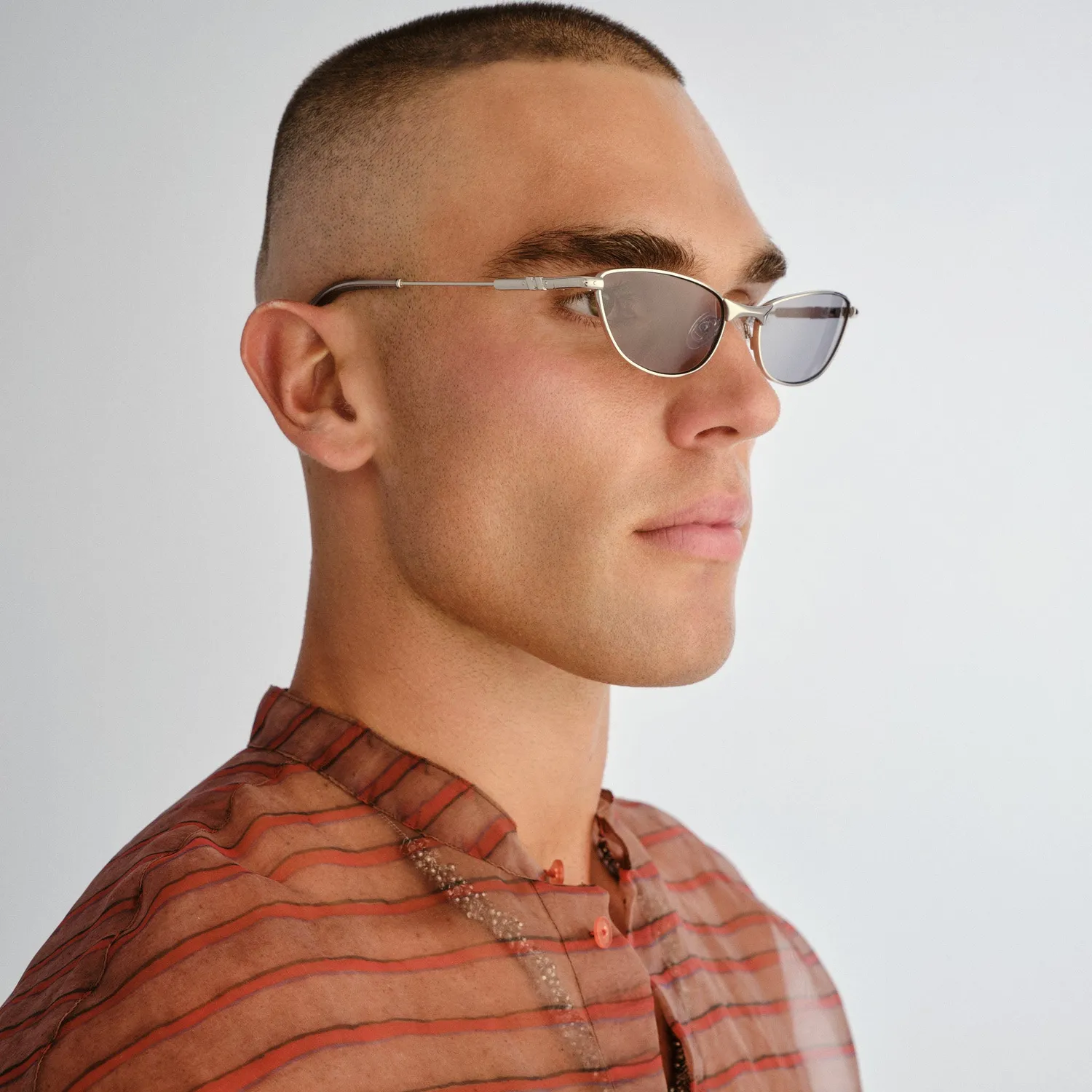 Le Specs Thorned occhiali da sole silver cat-eye