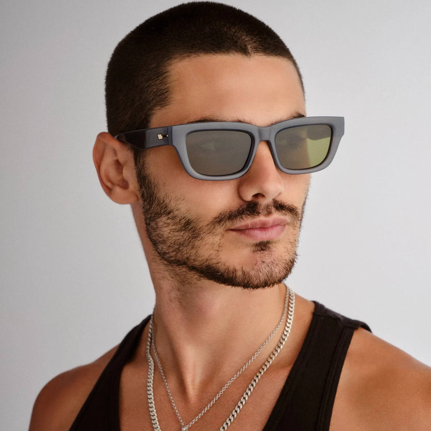 Le Specs Le Castle occhiale da sole shadow verde