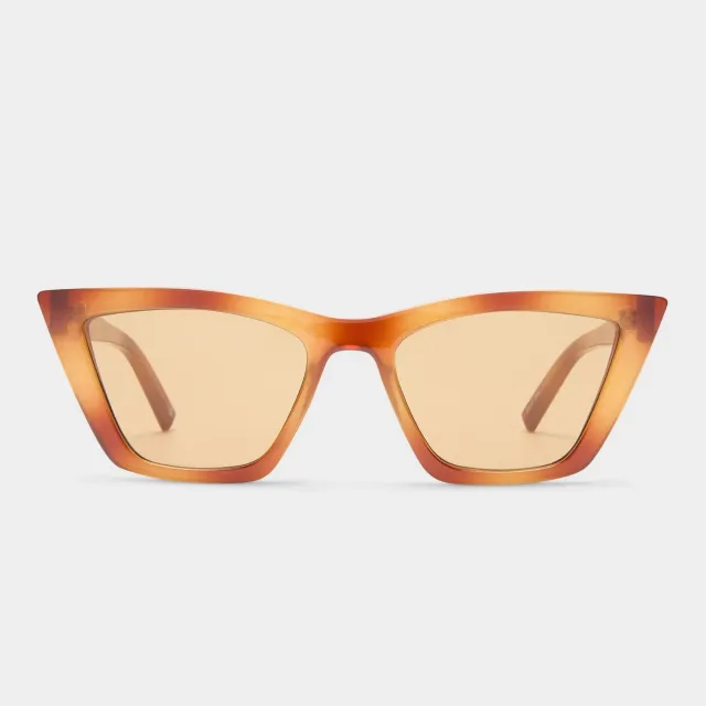 Le Specs Velodrome occhiale da sole tartarugato cat-eye