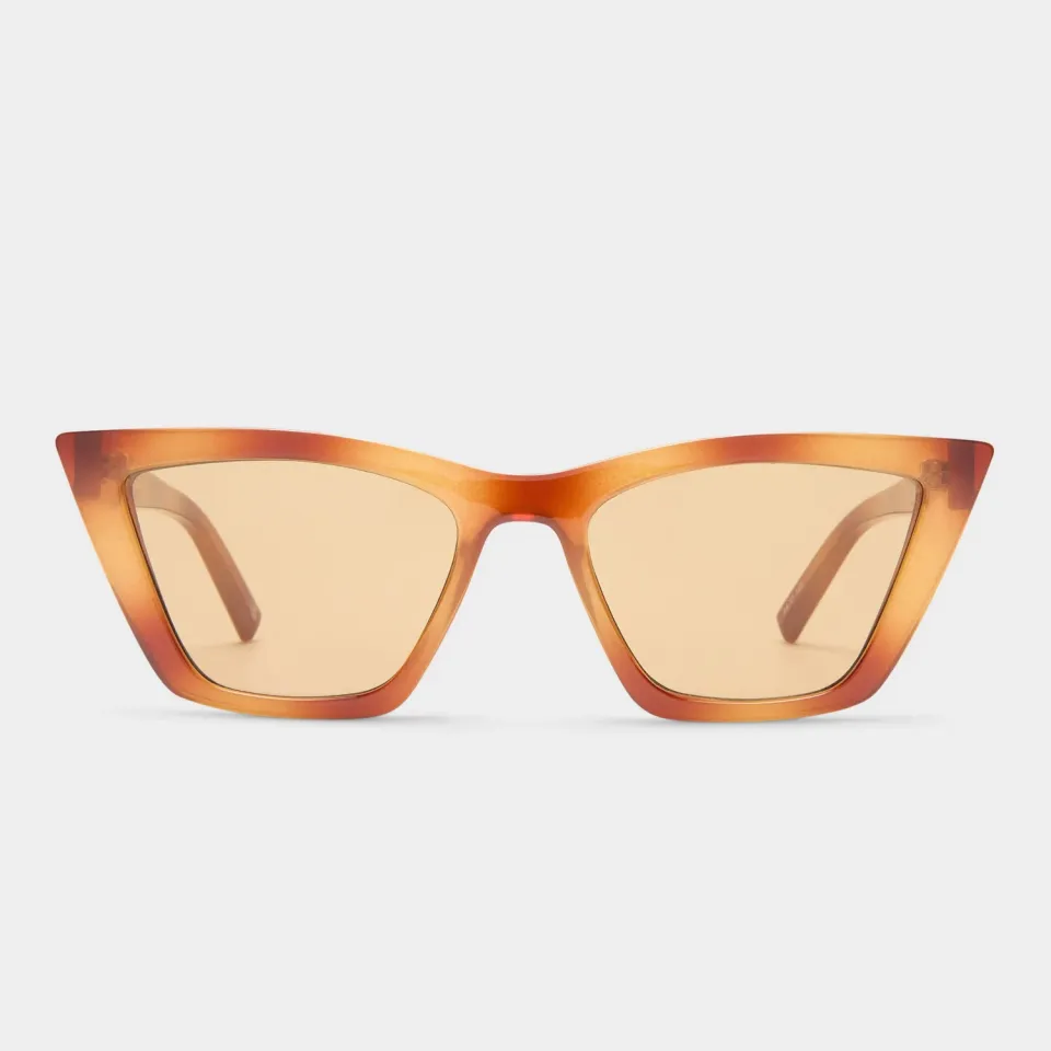 Le Specs Velodrome occhiale da sole tartarugato cat-eye