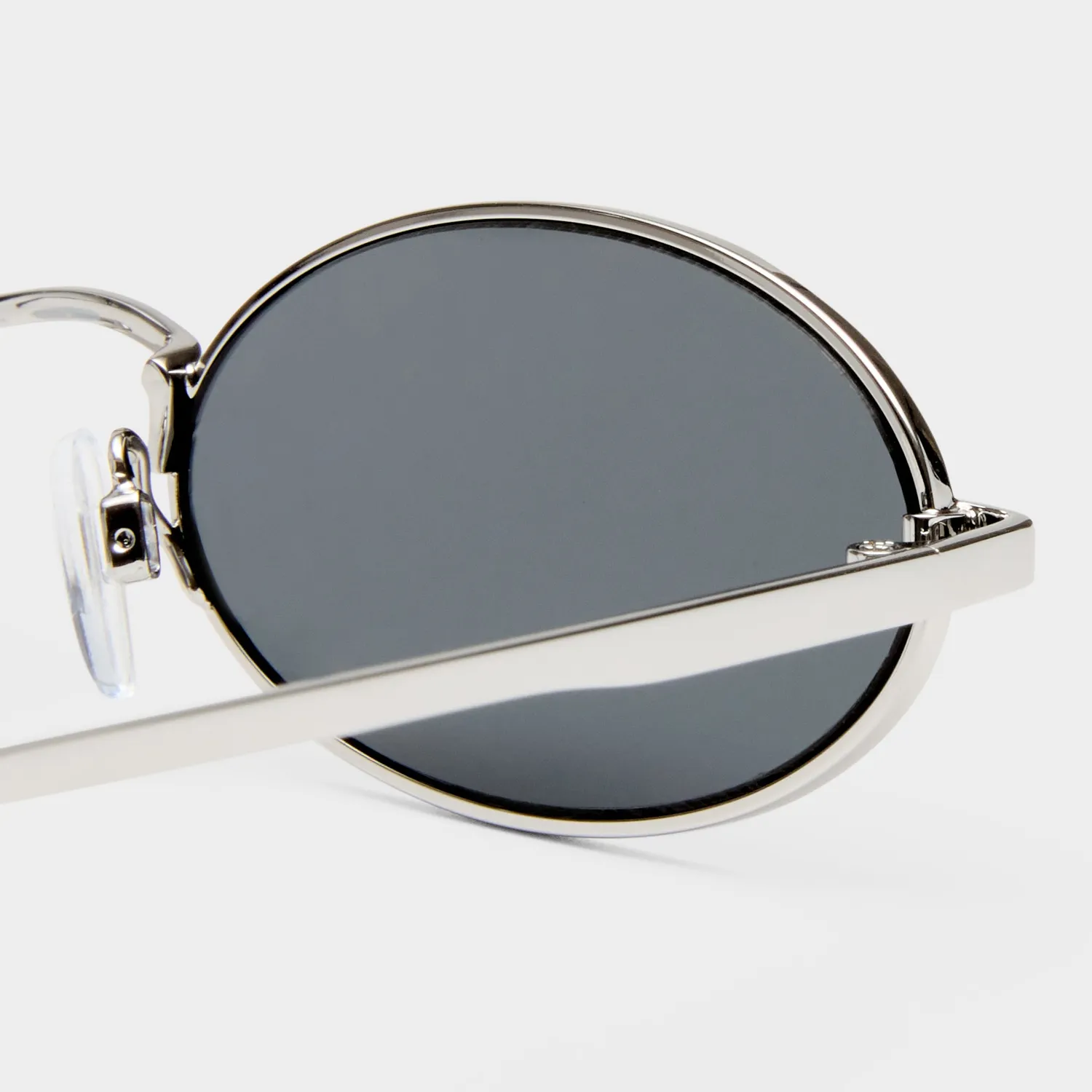 Le Specs Love Train occhiale da sole silver smoke ovale