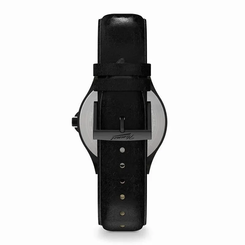 Hemmet H|Watch Series 2 orologio cinturino pelle nera